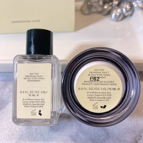Jo Malone Wood Sage Sea Salt Cream + English Pear Freesia Body Wash, 2pc, NEW - Picture 4 of 9